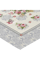 Rose Palace Grey, obrus gobelinowy serweta