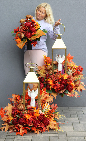  Angelo Garden Autumn 2, elegancka dekoracja nagrobna