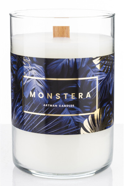 Monstera Blue świeca zapachowa tendom.pl	