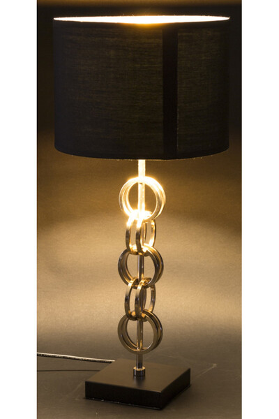 Chain Black, elegancka lampa stołowa
