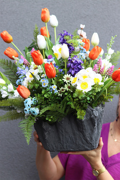 Wera New Volcan 4, komplet dekoracji nagrobnych, kompozycja + bukiet