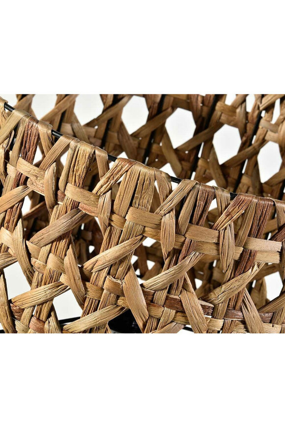 Nero lampa stołowa z plecionym abażurem