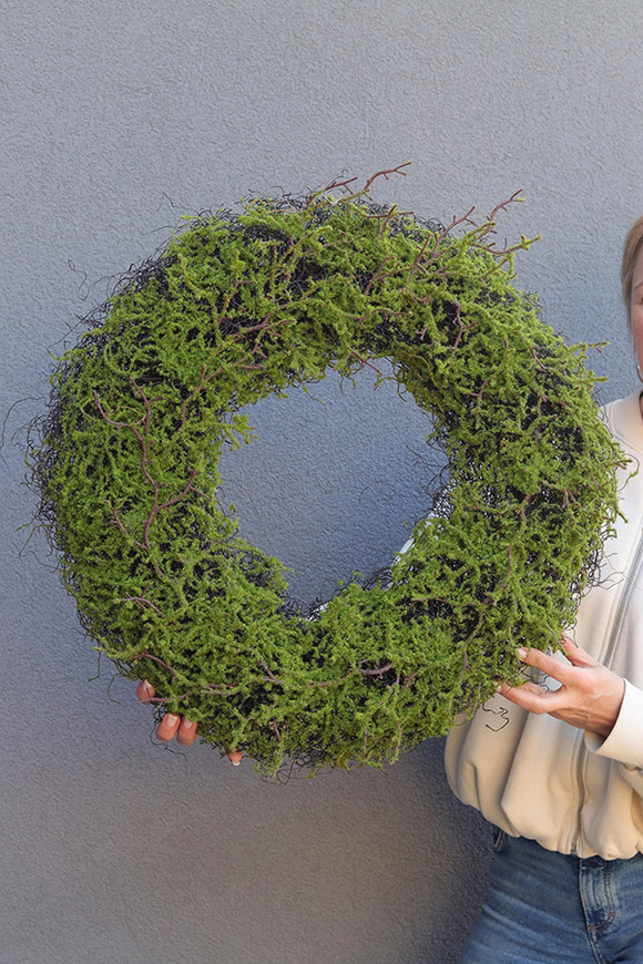 Mossi, dekoracyjny wianek z mchem