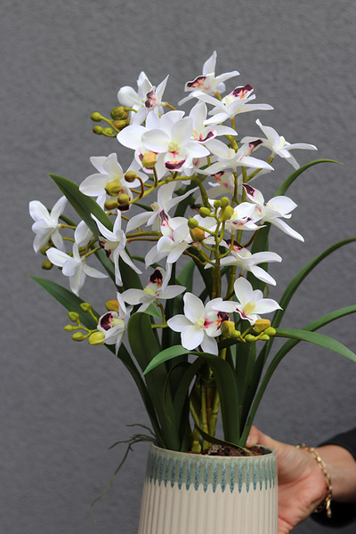 Munelio, elegancki sztuczny storczyk, wym.48cm