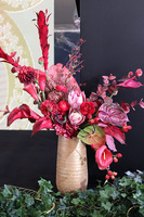 Ritual Big Wazon, nowoczesna kompozycja kwiatowa, wym.98x85cm