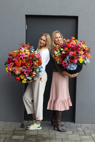 Janina Jesienna Grande 4, kwiatowa kompozycja nagrobna