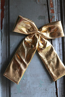 OD RĘKI, Złota Kokarda, świąteczna zawieszka, wym.23x29cm 