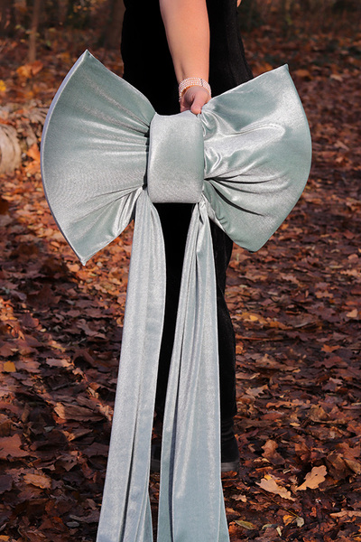 Velvet Papillon, welurowa kokarda pluszowa XXL