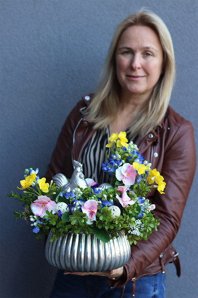 Polska Kurka, stroik wielkanocny z kurą