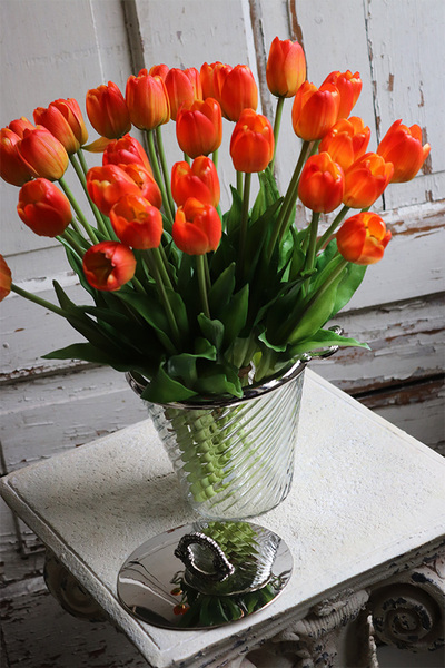 Glamour Spring Greta, kryształowy cooler pojemnik na lód, wym.15x17x23cm