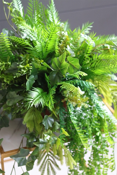 Justa Green, zielona kompozycja wisząca