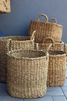 Bali Basket pleciony kosz osłonka z trawy morskiej