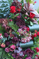 Różany Raj, komplet dekoracji nagrobnych