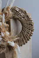 Boho Art, dekoracyjny wianek z suszem