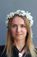 elegancki wianek na głowę Blancana, rozmiar uniwersalny
