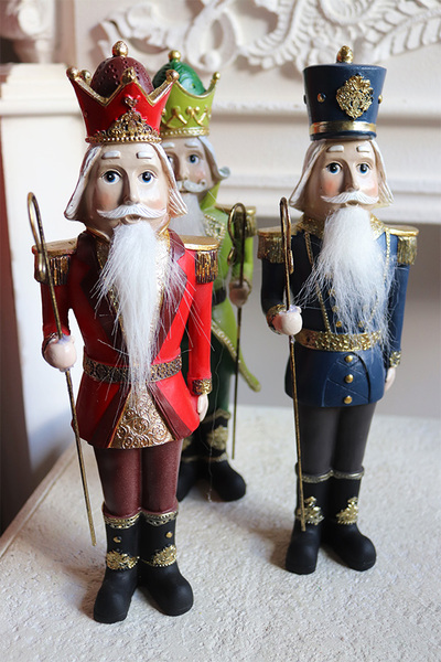 Santa Claus, figurka bożonarodzeniowa, czerwony