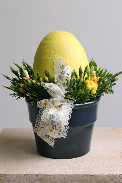 Easter Egg Sunny, stroik wielkanocny z jajem