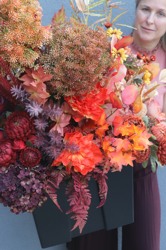 Septiembre Saute, jesienna dekoracja do twojej donicy