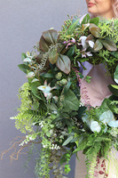 Green Dekorite, zielony wianek na drzwi