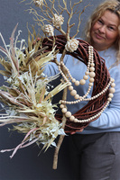 Tresoro, boho wianek na drzwi