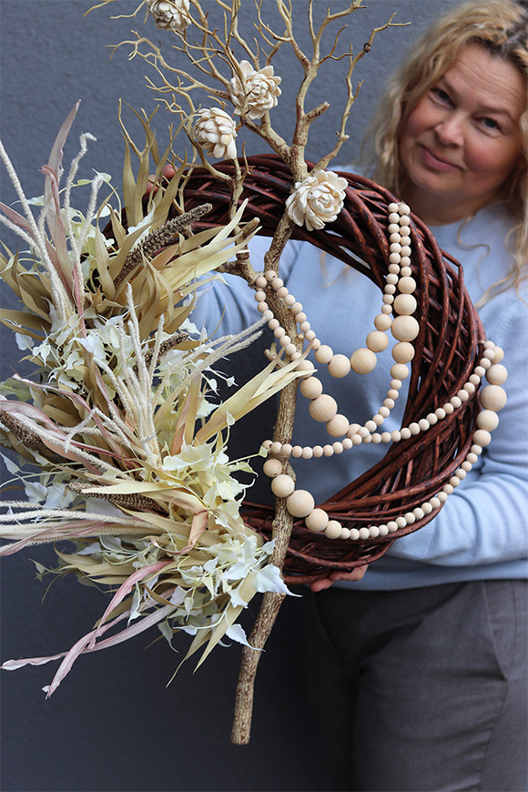 Tresoro, boho wianek na drzwi