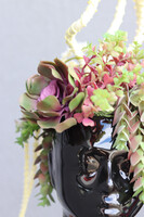 Cristina Head, kompozycja sukulenty w głowie