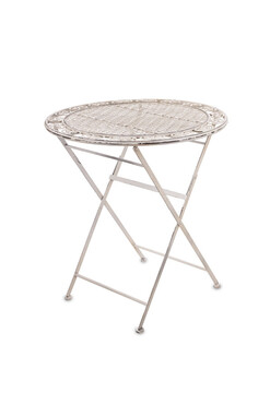 Anniston, metalowy stolik ogrodowy, wym.76x69cm