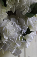 Biella Hydrangea, wianek z białych hortensji, śr.30cm 