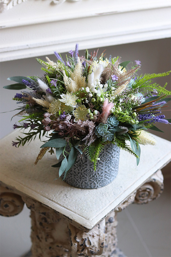 kompozycja z wrzosem, Boho Gretra