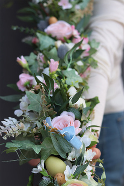 Valendia Green Canoe 2, dekoracyjna girlanda wielkanocna z zawieszkami, dł.280cm