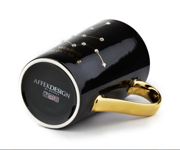 kubek na prezent, Zodiac Glamour, Wodnik, poj.430ml