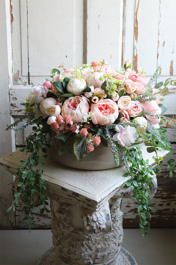 bardzo elegancka kompozycja kwiatowa, Eligia New, wym.30x42cm