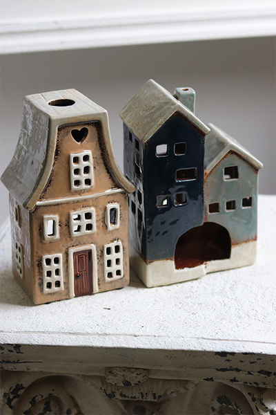 Villetta A, lampion - domek, beżowy