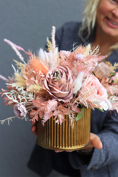 Melista, jesienna kompozycja w naczyniu