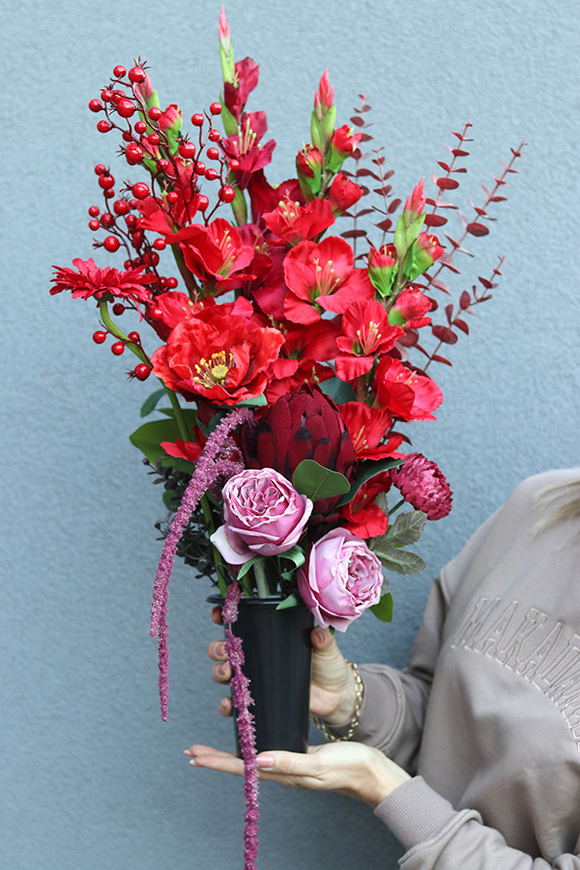 Czerwona Poświata, zestaw dekoracji nagrobnych