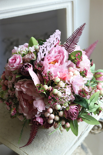 Dzień Babci i Dziadka Koperto Bela, wiosenny flowerbox, wym.25x30cm