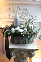 White Snow, kompozycja nagrobna w skrzynce