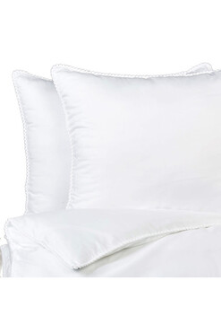 Boho Bubbles, komplet pościeli bawełnianej, biała, 160x200