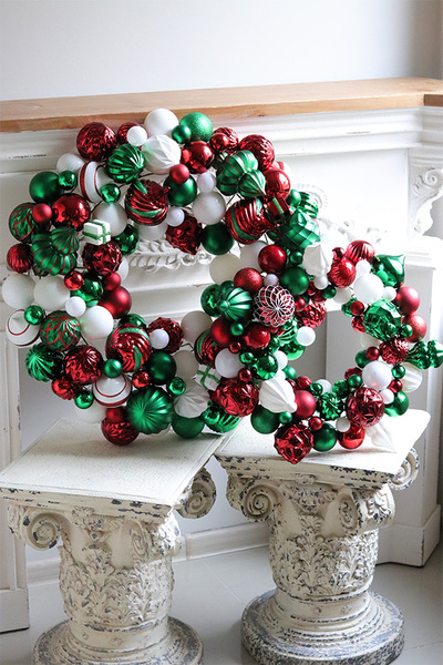 wianek bożonarodzeniowy Bombki	