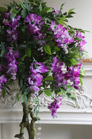 Wisteria Fiolet Gold Line, sztuczna roślina w donicy