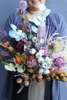 Fall Extra 2, jesienna kompozycja kwiatowa w wazonie