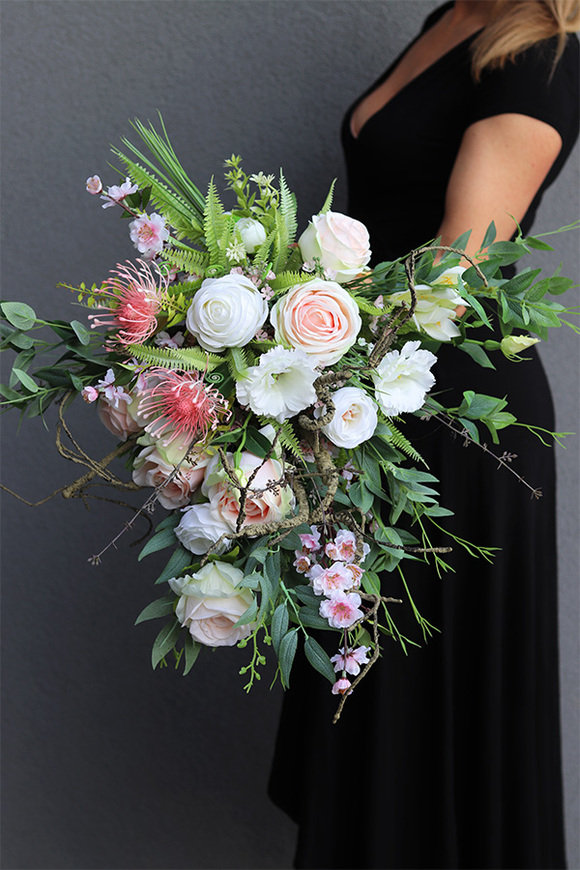 Felicja, bukiet nagrobny we wkładzie, wys.55cm 