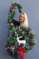 Reniferro Lux, świąteczna girlanda