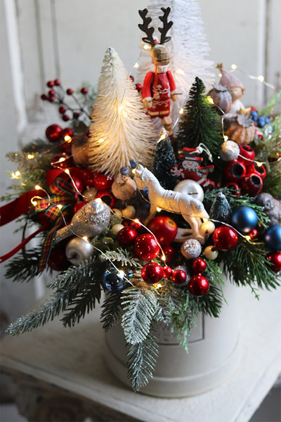 Christmas Moko Big, flowerbox świąteczny, wym.60x40cm  