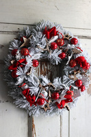 Klista, zimowy wianek z dzwoneczkami, śr.37cm