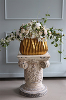 ekskluzywna kompozycja kwiatowa, Gold Trevisto, wym.39x54cm