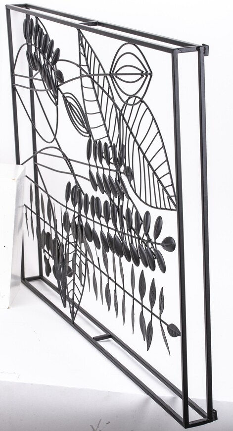 Forest B, czarny decor / dekoracja ścienna, wym.90x62cm