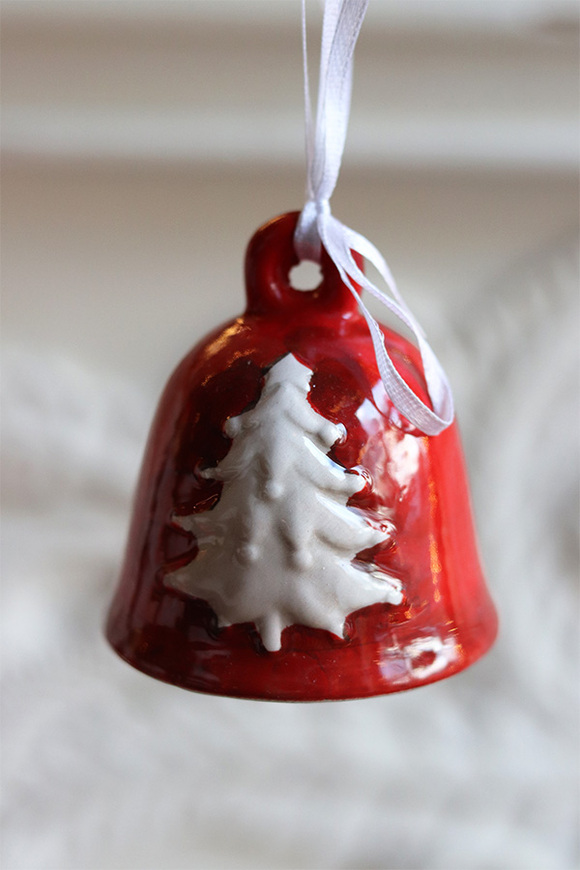 Dzwonek z Choinką, zawieszka świąteczna
