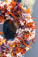 Grenita, duży jesienny wianek