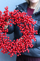 Czerwone Korale Natural, zimowy wianek owocowy